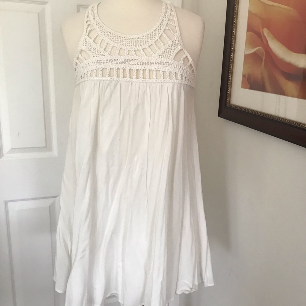 Crochet Trim Dress